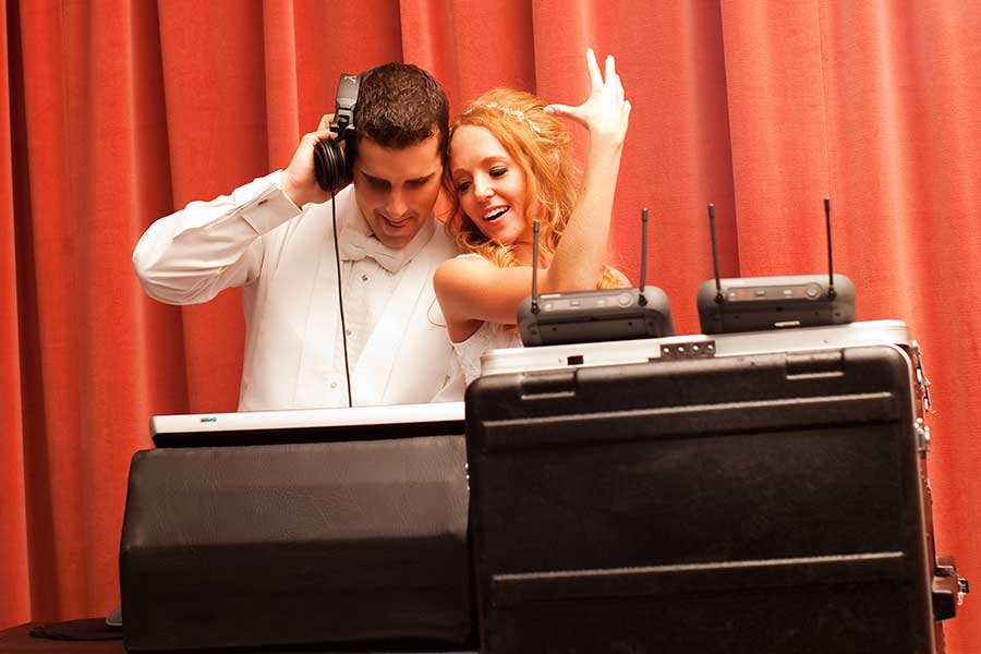 Hochzeits-DJ fr ein spontanes Publikum